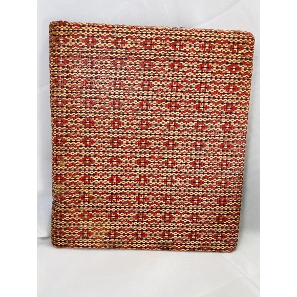 Amfile Willoweave Photograph Album Scrapbook Black Pages For Mounting Vintage - Picture 1 of 10